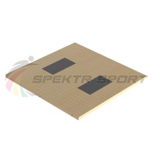 Купить Помост тяжелоатлетический 3х3х0,1м, рез. амортизаторы 1х0,5х0,04м в Суоярви 