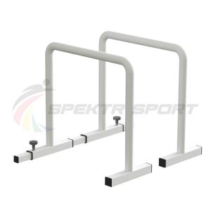 Купить Брусья напольные хайлетсы Spektr Sport цв. белый в Суоярви 